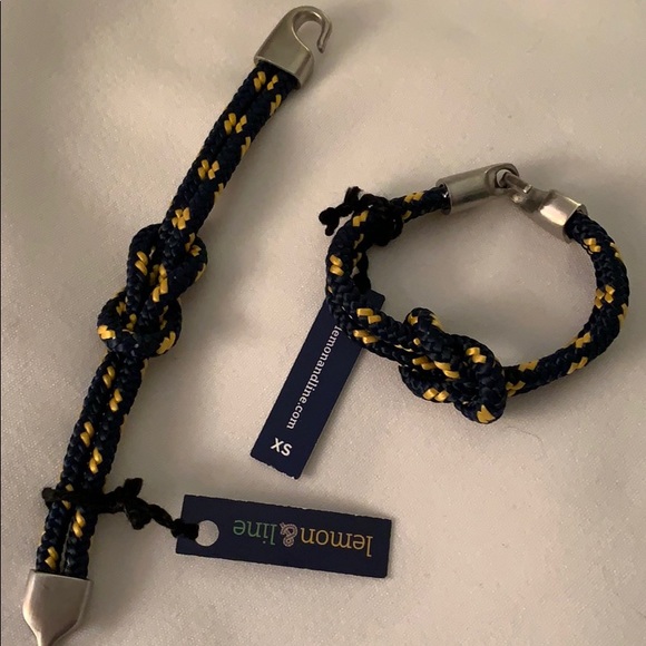 COPY - Nautical Lemon & Line Square Knot Bracelet - Picture 2 of 2